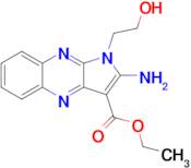 Ethyl 2-amino-1-(2-hydroxyethyl)-1h-pyrrolo[2,3-b]quinoxaline-3-carboxylate