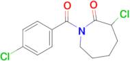 3-Chloro-1-(4-chlorobenzoyl)azepan-2-one