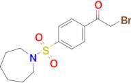 1-[4-(azepane-1-sulfonyl)phenyl]-2-bromoethan-1-one