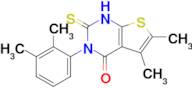 3-(2,3-dimethylphenyl)-5,6-dimethyl-2-sulfanylidene-1H,2H,3H,4H-thieno[2,3-d]pyrimidin-4-one