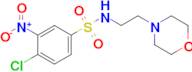 4-Chloro-n-[2-(morpholin-4-yl)ethyl]-3-nitrobenzene-1-sulfonamide