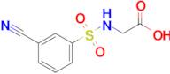 2-(3-Cyanobenzenesulfonamido)acetic acid