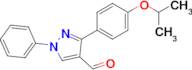 1-Phenyl-3-[4-(propan-2-yloxy)phenyl]-1h-pyrazole-4-carbaldehyde