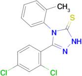 3-(2,4-dichlorophenyl)-4-(2-methylphenyl)-4,5-dihydro-1H-1,2,4-triazole-5-thione