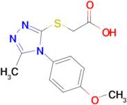 2-{[4-(4-methoxyphenyl)-5-methyl-4h-1,2,4-triazol-3-yl]sulfanyl}acetic acid