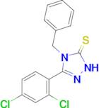 4-benzyl-3-(2,4-dichlorophenyl)-4,5-dihydro-1H-1,2,4-triazole-5-thione