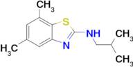 5,7-Dimethyl-n-(2-methylpropyl)-1,3-benzothiazol-2-amine