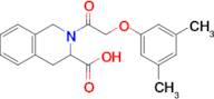 2-[2-(3,5-dimethylphenoxy)acetyl]-1,2,3,4-tetrahydroisoquinoline-3-carboxylic acid