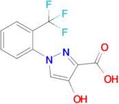 4-Hydroxy-1-[2-(trifluoromethyl)phenyl]-1h-pyrazole-3-carboxylic acid