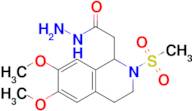 2-(2-Methanesulfonyl-6,7-dimethoxy-1,2,3,4-tetrahydroisoquinolin-1-yl)acetohydrazide