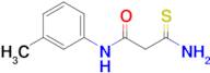 2-Carbamothioyl-n-(3-methylphenyl)acetamide