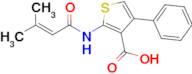 2-(3-Methylbut-2-enamido)-4-phenylthiophene-3-carboxylic acid