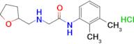 N-(2,3-dimethylphenyl)-2-[[(tetrahydro-2-furanyl)methyl]amino]-Acetamide, hydrochloride (1:1)