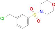 4-[3-(chloromethyl)benzenesulfonyl]morpholine