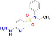 n-Ethyl-6-hydrazinyl-n-phenylpyridine-3-sulfonamide