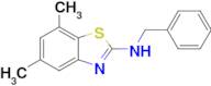 N-Benzyl-5,7-dimethyl-1,3-benzothiazol-2-amine