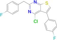 4-Chloro-5-(4-fluorophenyl)-2-[(4-fluorophenyl)methyl]thieno[2,3-d]pyrimidine