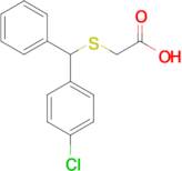 2-{[(4-chlorophenyl)(phenyl)methyl]sulfanyl}acetic acid