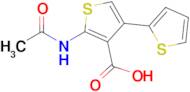 2-Acetamido-4-(thiophen-2-yl)thiophene-3-carboxylic acid