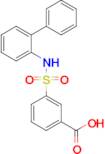 3-[(2-phenylphenyl)sulfamoyl]benzoic acid