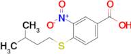 4-[(3-methylbutyl)sulfanyl]-3-nitrobenzoic acid