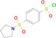 4-(Pyrrolidine-1-sulfonyl)benzene-1-sulfonyl chloride