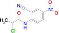 2-Chloro-n-(2-cyano-4-nitrophenyl)propanamide