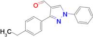 3-(4-Ethylphenyl)-1-phenyl-1h-pyrazole-4-carbaldehyde