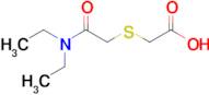 2-{[(diethylcarbamoyl)methyl]sulfanyl}acetic acid