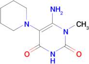 6-Amino-1-methyl-5-(piperidin-1-yl)-1,2,3,4-tetrahydropyrimidine-2,4-dione