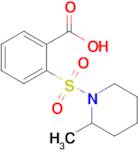 2-[(2-methylpiperidin-1-yl)sulfonyl]benzoic acid