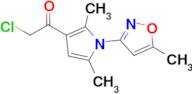 2-Chloro-1-[2,5-dimethyl-1-(5-methyl-1,2-oxazol-3-yl)-1h-pyrrol-3-yl]ethan-1-one