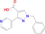 1-Benzyl-3-(pyridin-3-yl)-1h-pyrazole-4-carboxylic acid