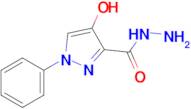 4-Hydroxy-1-phenyl-1h-pyrazole-3-carbohydrazide