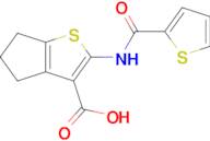 2-(Thiophene-2-amido)-4h,5h,6h-cyclopenta[b]thiophene-3-carboxylic acid