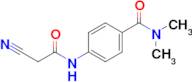 4-(2-Cyanoacetamido)-n,n-dimethylbenzamide