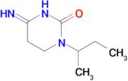 1-(butan-2-yl)-4-imino-1,3-diazinan-2-one