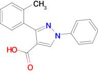 3-(2-Methylphenyl)-1-phenyl-1h-pyrazole-4-carboxylic acid