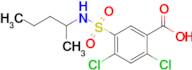 2,4-Dichloro-5-[(pentan-2-yl)sulfamoyl]benzoic acid