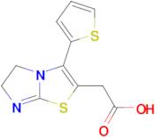 2-[3-(thiophen-2-yl)-5h,6h-imidazo[2,1-b][1,3]thiazol-2-yl]acetic acid