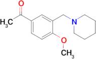 1-[4-methoxy-3-(piperidin-1-ylmethyl)phenyl]ethan-1-one