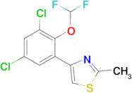 4-[3,5-dichloro-2-(difluoromethoxy)phenyl]-2-methyl-1,3-thiazole