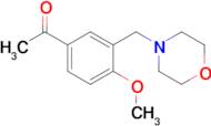 1-[4-methoxy-3-(morpholin-4-ylmethyl)phenyl]ethan-1-one
