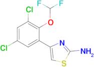 4-[3,5-dichloro-2-(difluoromethoxy)phenyl]-1,3-thiazol-2-amine