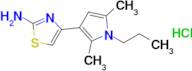 4-(2,5-Dimethyl-1-propyl-1h-pyrrol-3-yl)-1,3-thiazol-2-amine hydrochloride