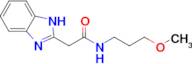 2-(1h-1,3-Benzodiazol-2-yl)-n-(3-methoxypropyl)acetamide