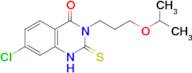 7-chloro-3-[3-(propan-2-yloxy)propyl]-2-sulfanylidene-1,2,3,4-tetrahydroquinazolin-4-one