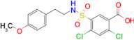 2,4-Dichloro-5-{[2-(4-methoxyphenyl)ethyl]sulfamoyl}benzoic acid