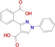 3-(2-Carboxyphenyl)-1-phenyl-1h-pyrazole-4-carboxylic acid