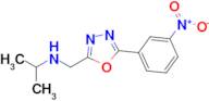 {[5-(3-nitrophenyl)-1,3,4-oxadiazol-2-yl]methyl}(propan-2-yl)amine